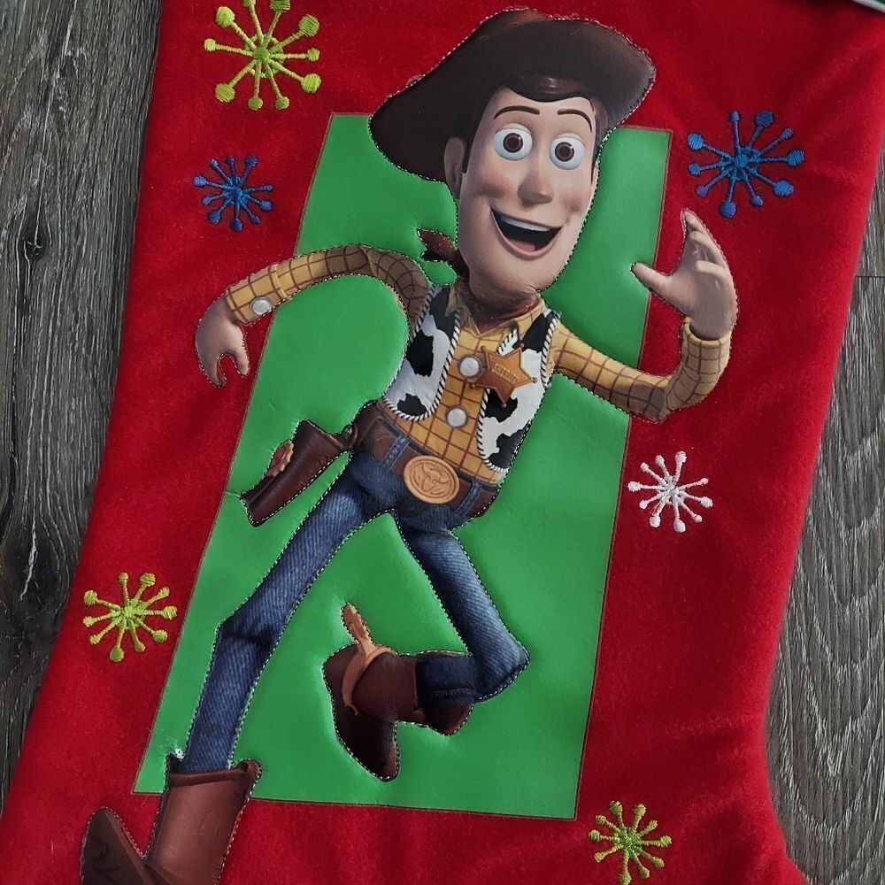 Disney Pixar Toy Story Woody Christmas Stocking - Picture 3 of 6